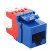 ICC IC1078F6BL High Definition Cat 6 Modular Keystone Jack Blue