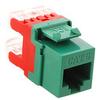 ICC IC1078F6GN High Definition Cat 6 Modular Keystone Jack Green