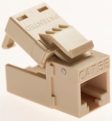 Platinum Tools: 705IV-1 Ivory Keystone Cat5e EZ-SnapJack 10 Pack