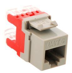 ICC Cabling Products: IC1078F6GY HD Cat 6 Keystone Jack