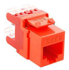 ICC Cabling Products: IC1078F6OR HD Cat 6 Keystone Jack