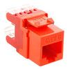 ICC IC1078F6OR High Definition Cat 6 Modular Keystone Jack Orange