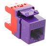 ICC IC1078F6PR High Definition Cat 6 Modular Keystone Jack Purple
