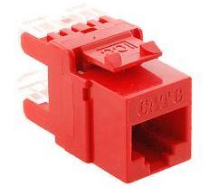 ICC Cabling Products: IC1078F6RD HD Cat 6 Keystone Jack