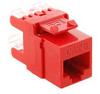 ICC IC1078F6RD High Definition Cat 6 Modular Keystone Jack Red