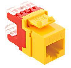 ICC Cabling Products: IC1078F6YL HD Cat 6 Keystone Jack