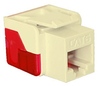 ICC IC1078L6AL EZ Cat 6 Modular Keystone Jack Almond