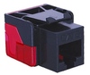 ICC IC1078L6BK EZ Cat 6 Modular Keystone Jack Black