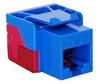 ICC IC1078L6BL EZ Cat 6 Modular Keystone Jack Blue