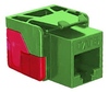 ICC IC1078L6GN EZ Cat 6 Modular Keystone Jack Green