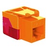 ICC IC1078L6OR EZ Cat 6 Modular Keystone Jack Orange