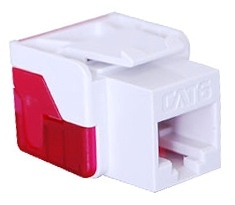 ICC Cabling Products: IC1078L6WH White Cat 6 Keystone Jack