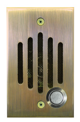Channel Vision: IU-0232C Antique Brass Single Gang Door Unit