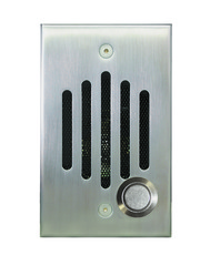 Channel Vision: IU-0302C Satin Nickel Single Gang Door Unit