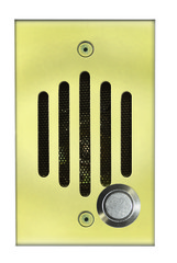 Channel Vision: IU-0222C Antique Brass Single Gang Door Unit