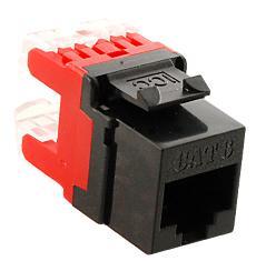 ICC Cabling Products: IC1078F6BK HD Cat 6 Keystone Jack 