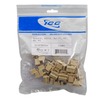 ICC IC1076VCIV Ivory EZ RJ-11 Voice Keystone Jack 25 Pack