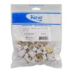 ICC IC1076VCWH White EZ RJ-11 Voice Keystone Jack 25 Pack