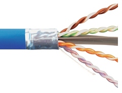 ICC Cabling Products: ICCABP6FBL Cat6A 10Gig CMP Shielded Network Cable