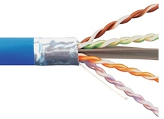 ICC Cabling Products: ICCABR6FBL Cat6A 10Gig CMR Shielded Network Cable