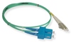ICC ICFOJ2G701 LC-SC Duplex MM 50/125 10 GHz Fiber Patch Cable 1 Meter 