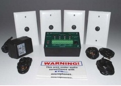 ETS: SMI-5 4 Zone Microphone Audio Surveillance Kit