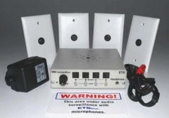 ETS: SM7 4 Zone Audio Surveillance Kit