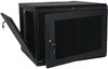 Quest WM2019-07-02 7 RMS Black Wall Mount Cabinet Enclosure 