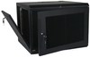 Quest WM2019-09-02 9 RMS Black Wall Mount Cabinet Enclosure 
