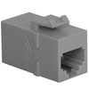 ICC IC107C6SGY Gray RJ-11/14/25 6P6C Keystone Modular Coupler