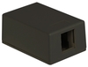 ICC Cabling Products IC107SB1BK Black 1 Port Surface Mount Box    