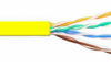 ICC ICCABP6EYL Cat6e 600 MHz Plenum Rated Cable 1000ft Yellow   