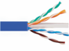 ICC ICCABR6EBL Cat6e 600 MHz Solid CMR Rated Cable 1000ft Blue   