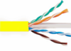 ICC ICCABR6EYL Cat6e 600 MHz Solid CMR Rated Cable 1000ft Yellow   