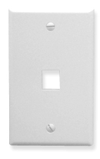 ICC Cabling Products: IC107F01WH Keystone Wall Plate