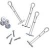 Kendall Howard 0300-1-001-00 Wall Mount Hardware Kit