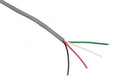 16 Ga. Four Conductor Duplex Wire, Black, White, Red, Green