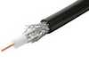 Bare Copper RG6 Coaxial Cable CMR Rated 1000ft Box Black