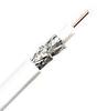 Bare Copper RG6 Coaxial Cable CMR Rated 500ft Box White