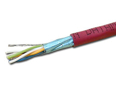 Cabling Plus: Red Cat 6e Shielded Cable