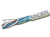 Cat 6e Shielded Cable 550MHz CMR Rated 1000ft Box White