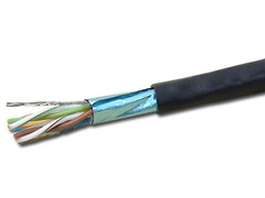 Cabling Plus: Black Cat 6e Shielded Cable
