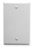ICC IC630EB0WH Professional Grade White 1-Gang Blank Wall Plate
