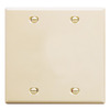 ICC IC630EBDAL Professional Grade Almond 2-Gang Blank Wall Plate
