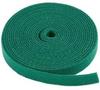 Rip-Tie W-75-1RL-GN Green 1/2" Velcro WrapStrap 75ft