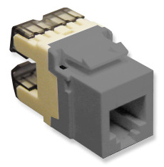 ICC Cabling Products: IC1076F0GY HD Voice RJ11 Keystone Jack