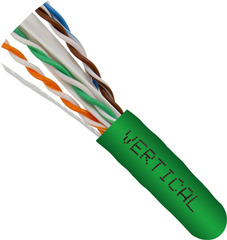 Green Cat6a UTP Cable