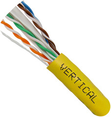 Yellow Cat6a UTP Cable
