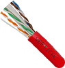 Red CAT6A Cable CMR 1000ft Spool