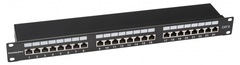 Platinum Tools: 668-24C6S 24 Port Cat6 Shielded Patch Panel